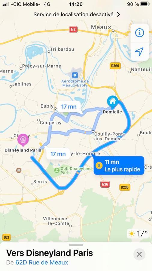 Cocon Familial Proche Disneyland Paris Quincy-Voisins Luaran gambar
